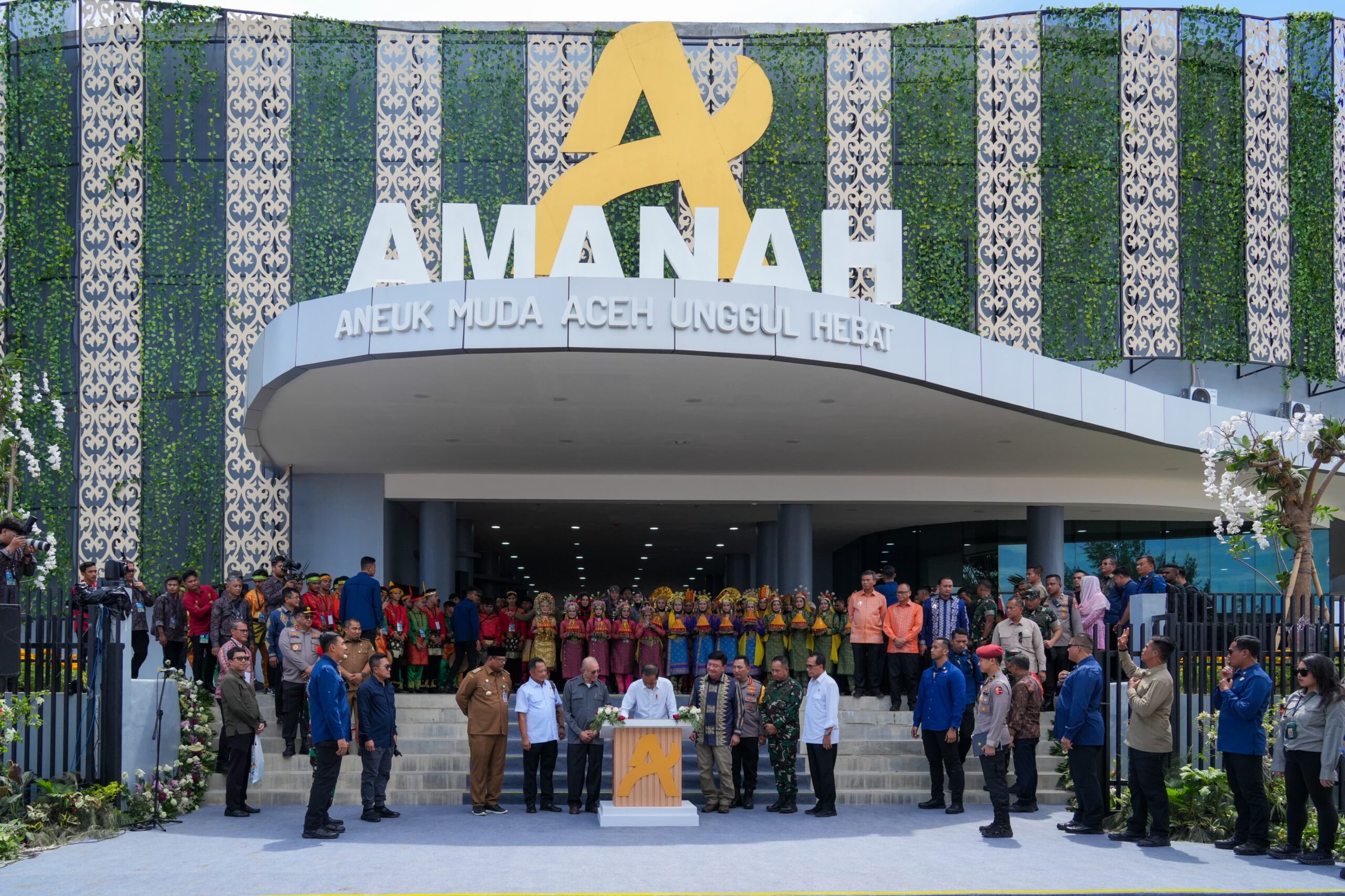 Diresmikan Presiden Jokowi, AMANAH Menjadi Wadah Pengembangan Kreativitas Anak Muda Aceh